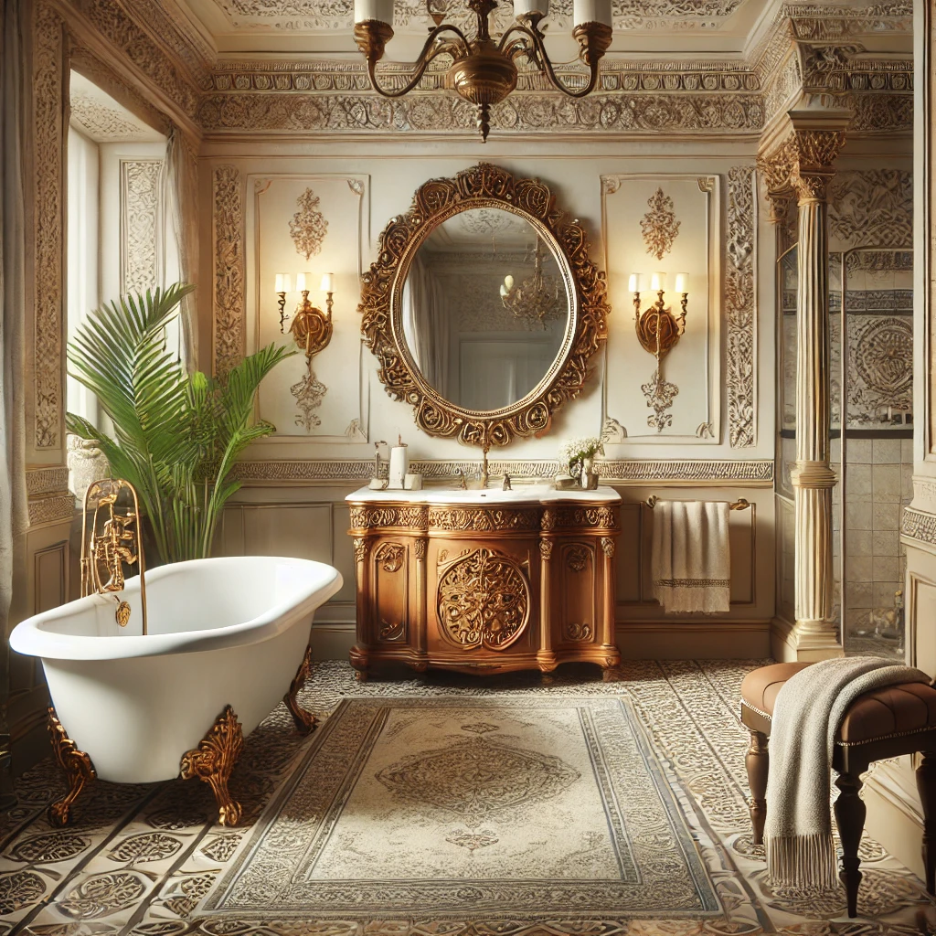 nội thất phòng tắm Phong cách hiện đại