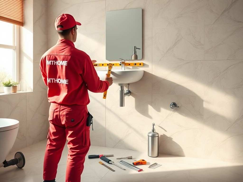 lắp đặt thiết bị vệ sinh nhà tắm đúng